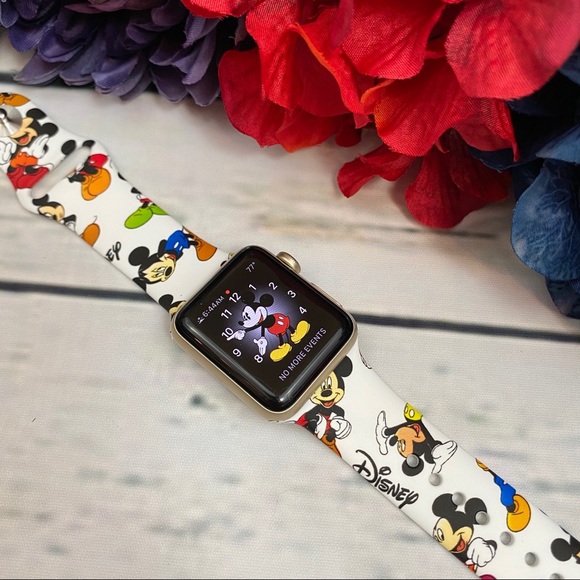 Mickey Mouse Silicone Watchband for Apple - Picture 6 of 16